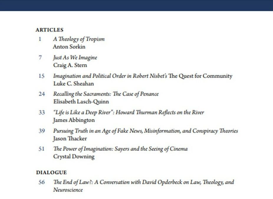 The Journal of Christian Legal Thought – Fall 2022